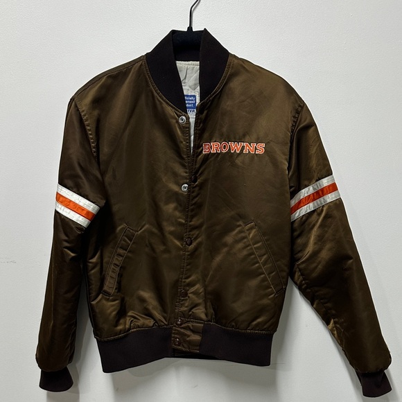 STARTER Other - Vintage 80s Cleveland Browns Starter Jacket Sz S